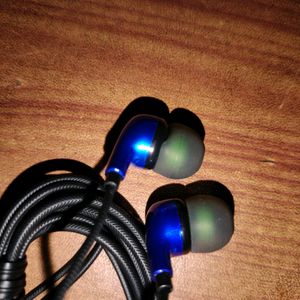 Earphone Blue Colour