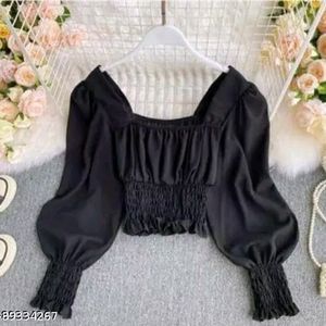 Party Wear Black Top