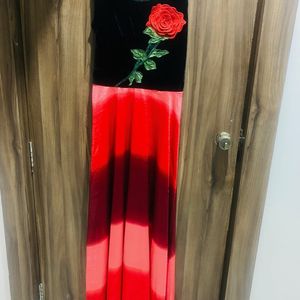 Affordable Red-black Gown