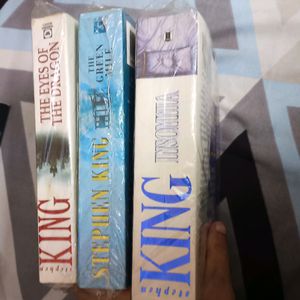 Stephen King Books + 3 Audiobooks.