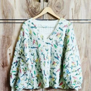 Pista Colour Printed Baggi Sweater Size-46-48