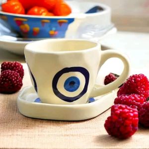 Pinteresty Cups With Plate