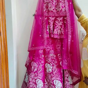 Pink Bridal Lehenga