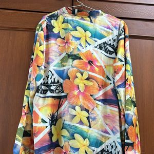 Satin Shirt - Multicoloured