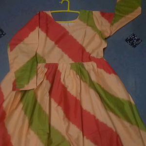 Multi Colour Anarkali Kurti