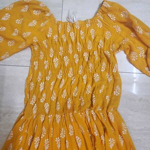 Yellow Jaipur Dress