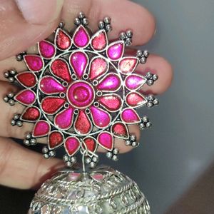 A Gorgeous Oxidised Jhumka