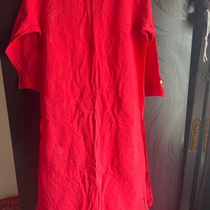 Light Red Kurta - 40