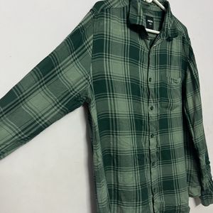 Mens Green Check Shirt “NUON”, West Side