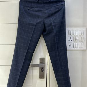 Van Heusen Blue Check Trousers