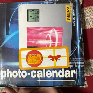 Canon Photo Frame And Canlender Clock