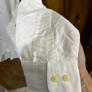 BROOKS BROTHERS WHITE COTTON SHIRT