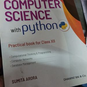 CS Python Class 12th Practical Book