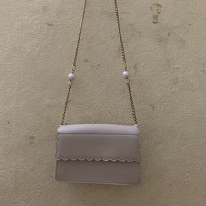 Miniso Beige Colour Sling Bag