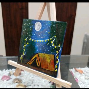 Moonlit Camp(Mini Canvas)