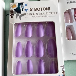 Press On Nails 3set With Sticker