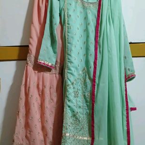 Festive Kurta Sharara Set