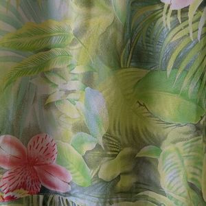 Sharon Young Tropical Print Skirt From USA