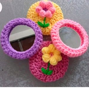 Crochet Mirror Keychain (any One)