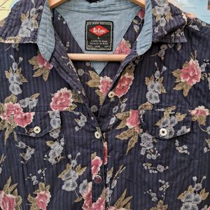 Lee Cooper Cotton Floral Shirt For Girls