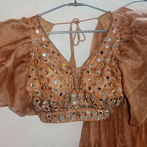 Nude Lehenga Choli