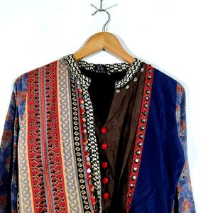 Multi Printed Anarkali (Women's)