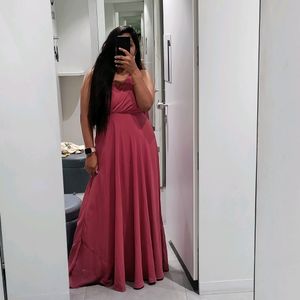 Long Pink Dress By Nykaa Fashion