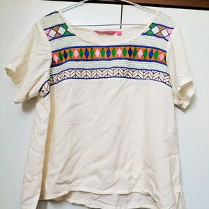 Off-white Ethnicity Embroidered Top