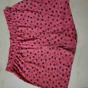 Three cotton blend shorts