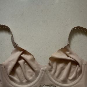 Beige Non-Padded Underwired Bra