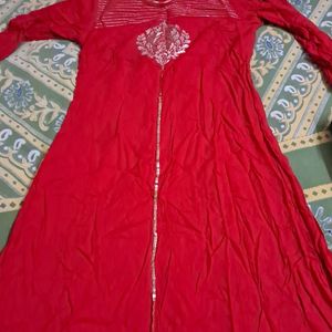 BEAUTIFUL RED COLOR KURTA FROM AURELIA