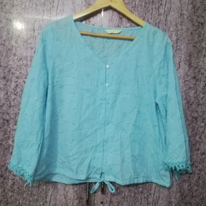 Blue Dressberry Top For Women