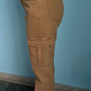 Coffee Brown Cargo Pants