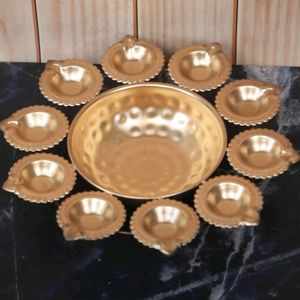 Diwali 🪔 Diya  Shape Urli Bowl