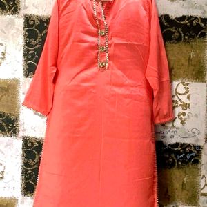 🍊 gota work kurti