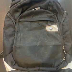 Black Laptop Backpack By HP, Multiple Pockets