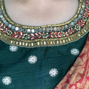 Mehndi Crop Top