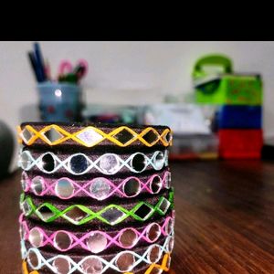 Colourful Garba Bangles 🌈