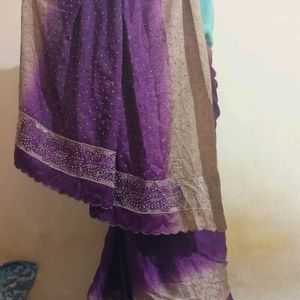 Beautiful Two Shaded Saree