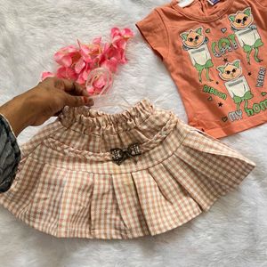 Baby Skirt And Top Set