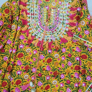 Vibrant Kaftan Kurti ✨️