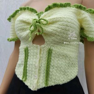 Crochet Victorian Corset Top