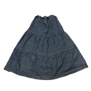 Y2K Vintage Long Denim Skirt