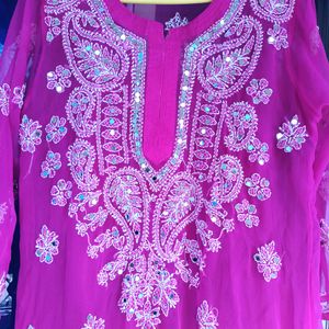 Beautiful Chikankari Kurti For Women