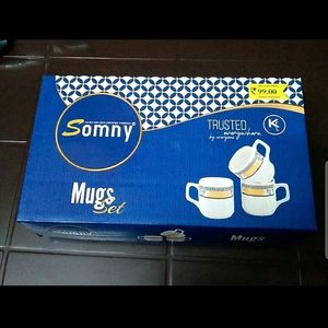 New 6 Pice Coffee Mugs Set By Somny