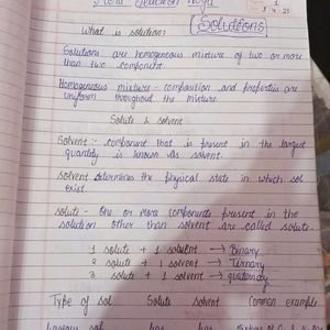 Class 12th Chemistry Notes