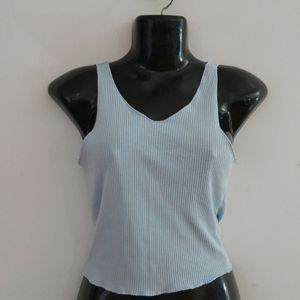 Light Blue Crop Top (Women's)