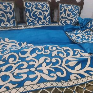 Brand New Cotton Embiodery Diwan Set Of 6