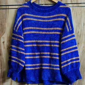 Navy Blue Baggi Sweater Size-46