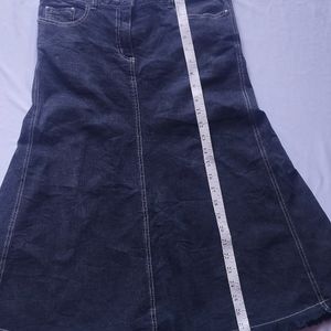 Charcoal Flared Mermaid Skirt